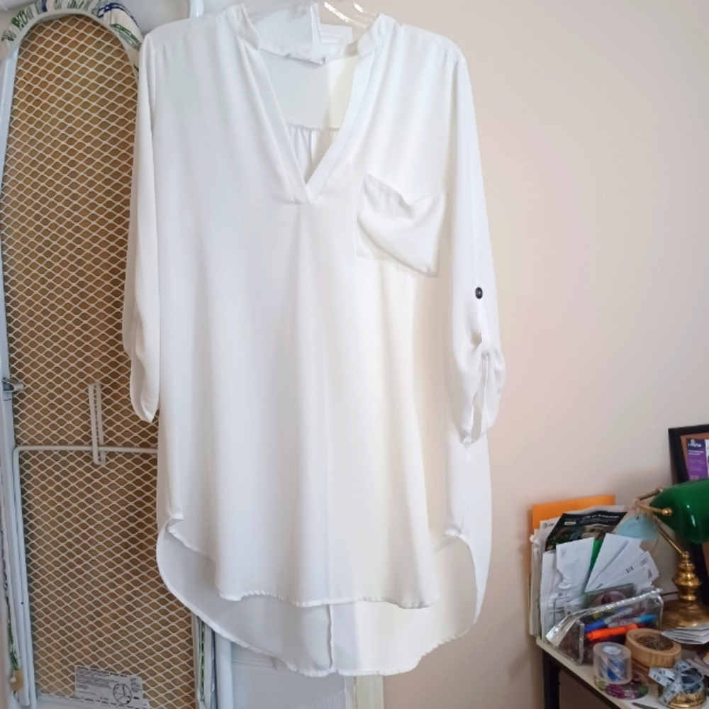Large Blouse with Pocket 3/4th sleeve